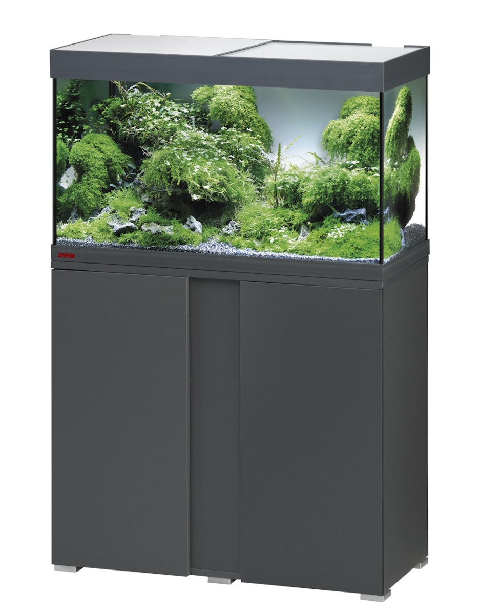 EHEIM vivaline 126 LED Aquarium mit Unterschrank anthrazit