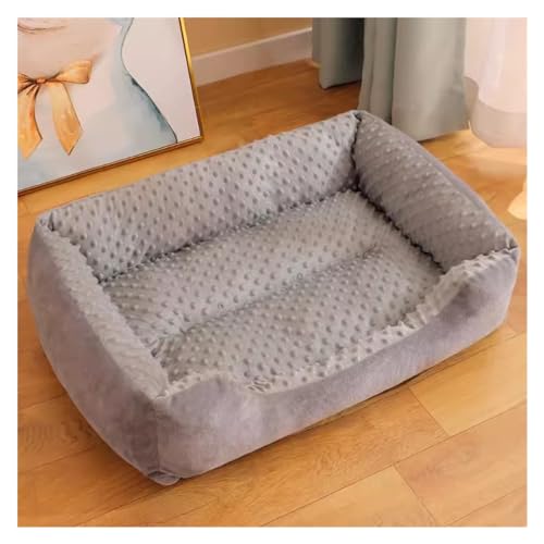 EHEIN Hundebett, weiche Plüsch-Haustiermatte, waschbares, rutschfestes Hundekäfigbett, geeignet for große, mittlere und kleine Hunde und Katzen (Color : Style1, Size : 45X31cm/17.7X12.2in) von EHEIN