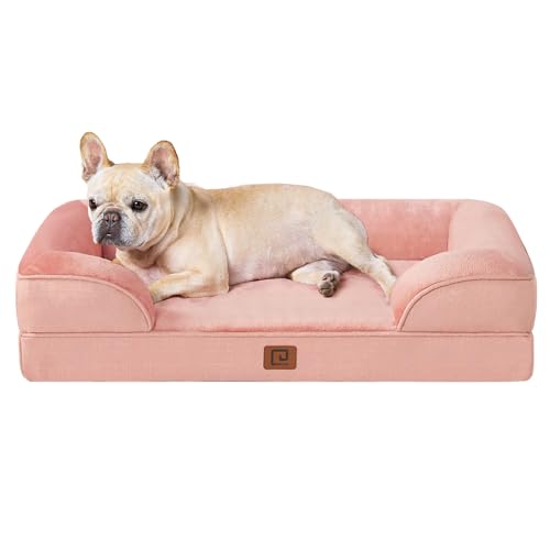 EHEYCIGA Orthopädisches Hundebett Kleine Hunde, Memory Foam Hundekorb Mittelgroße Hunde, Waschbar Hundesofa Wasserdicht rutschfest, Hundecouch mit Hohem Rand von EHEYCIGA