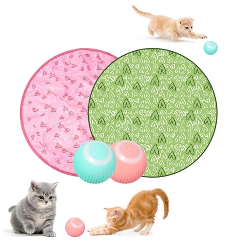 EHOTER Gertar Katzenspielzeug, interaktives Jagd-Katzenspielzeug, Gitarre, Katzenspielzeug, simuliertes interaktives Jagd-Katzenspielzeug, Powerball 2.0, Katzenspielzeug, Katzenjagdspielzeug, von EHOTER