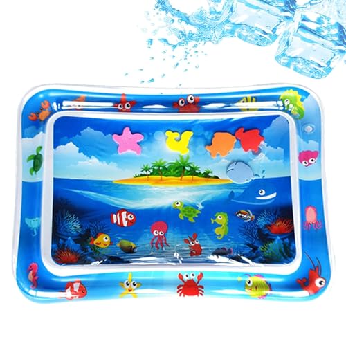 EHOTER Sensor Water Playmat Sensorisch Wassermatte Sommer Wasserspielmatte Interaktiv Katzenspielzeug Verdickt Spielmatte Mit Fisch Zum Spielen für Katzen Hunde Haustiere Geschenk (06) von EHOTER