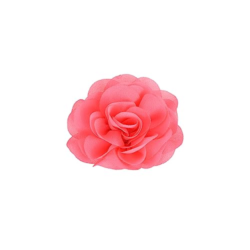 EIOLWJIEO Hundehalsband Blumen bequemes Tragen Perle Chiffon schönes Aussehen Katze Fliege Heimtierbedarf für Verschönerungen, Fluoreszierendes Rosa von EIOLWJIEO