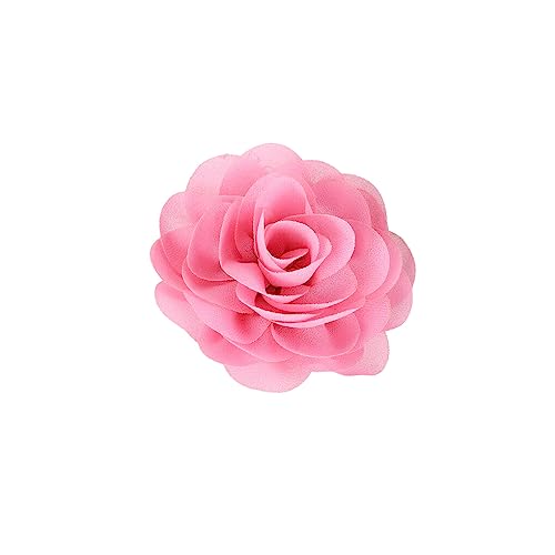 EIOLWJIEO Hundehalsband Blumen bequemes Tragen Perle Chiffon schönes Aussehen Katze Fliege Heimtierbedarf für Verschönerungen, rosa von EIOLWJIEO