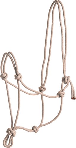 Licol corde 'First' pour cheval - Beige von EKKIA