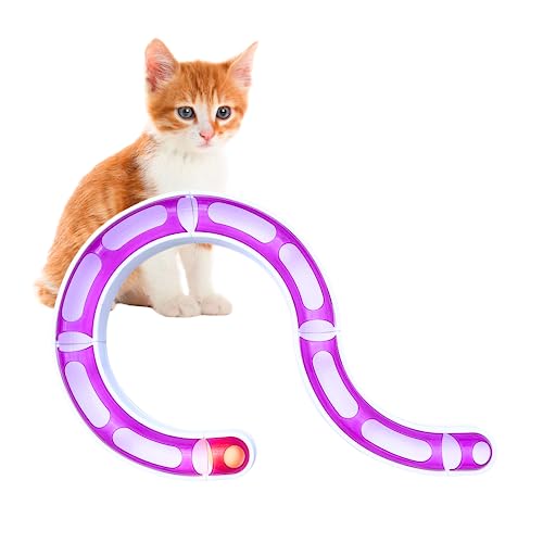 EL ÁTICO PETS Interaktives Katzenspielzeug Interaktives Katzenspielzeug, Katzentunnel, interaktives Katzenspielzeug, personalisierbares Design, geistige und körperliche Stimulation (rosa) von EL ÁTICO PETS