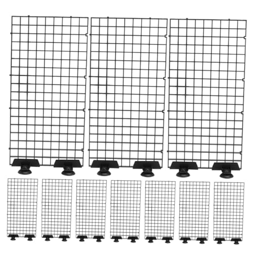 ELEOUTI 1 Satz Trennwand Für Aquarien Untere Filtermatte Sandbrettteiler Aquarienbedarf Filterplatte Für Aquarien Filterplatten Aquarienteiler Sandtrennbretter Aquarienplatten Abs Black von ELEOUTI