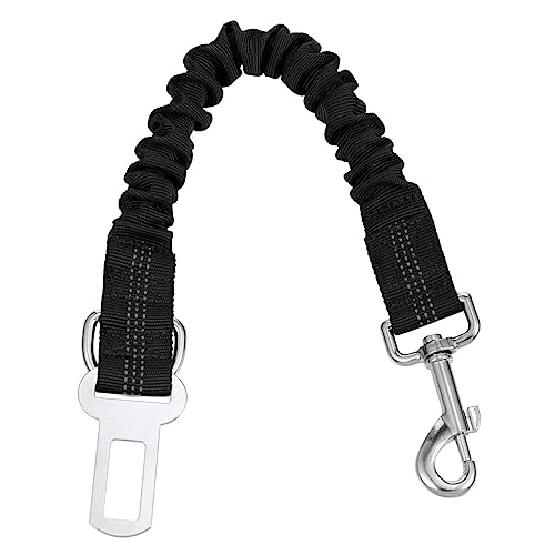 ELEOUTI Haustierleine sicherheitsschloss pet Supplies leuchtleine hundelaufband Tierlaufleine Hundespaziergang hundegeschirr Gurt Hundeleinenseil Haustier-Leine Nylon Black von ELEOUTI