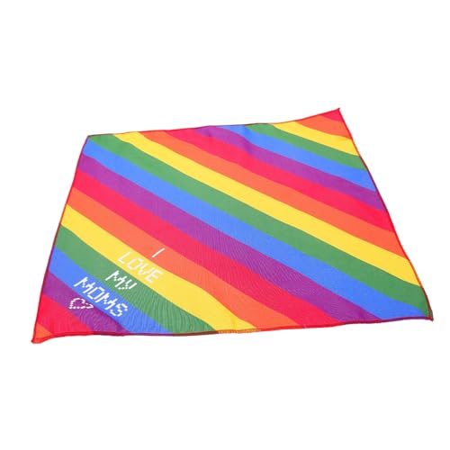 Haustier-lätzchen Hundezubehör Für Große Hunde Regenbogen-hundeoutfits Regenbogenschals, Lätzchen Hund Taschentücher Regenbogen-hundeschal Welpenschal Bandanas Für Hunde Polyester ELEOUTI von ELEOUTI