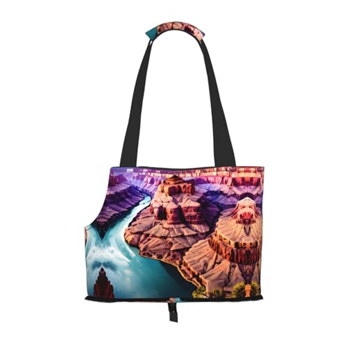 Hunde-Geldbörse, belüftet, Hundetragetasche, Welpe, Katze, Reisezubehör, Zubehör, Beauty Grand Canyon Print von ELFcat