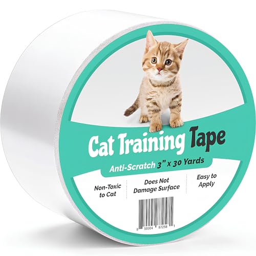 ELK Kratzfestes Katzen-Tape bietet Katzen-Schutz vor Kratzern für Möbel, Couch, Tür, Teppiche und mehr (3 Zoll x 9 m) von ELK