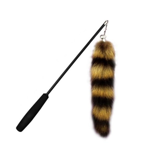 ELMAIN Cat Toys Cat Feather Teaser Stick Stick Stick Pet Retractable Feather Bell Refill Replacement Catcher Product A von ELMAIN