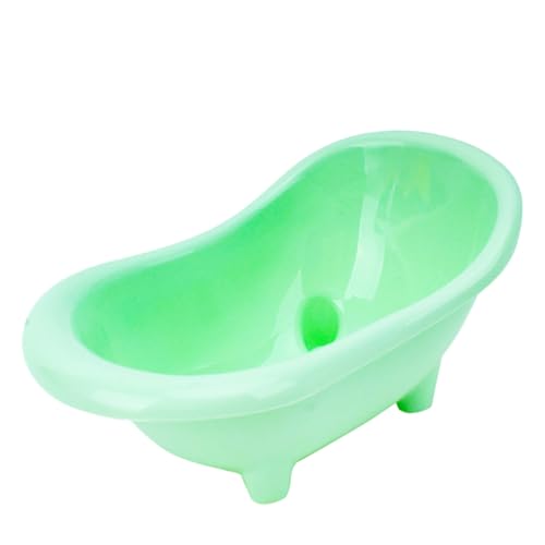 ELMAIN Hamster Spielzeug Mini Hamster Baden Badewanne Kunststoff Kleine Haustier Badezimmer Sand Zimmer Haustier Ratte Käfig Zubehör 3 Stück Rosa von ELMAIN