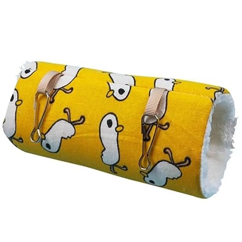 Hamster Spielzeug 2Pcs Hamsterkäfig Frettchen Tunnel Hängematte für Ratte Warm Hamster Tube Spielzeug Hängen Bett Käfig 1 S von ELMAIN