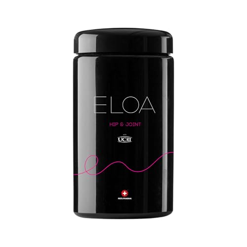 ELOA Hip & Joint, Nahrungsergänzungsmittel für Hunde mit UC-II Undenaturiertes Kollagen Typ II und Omega-3 Fettsäuren von ELOA