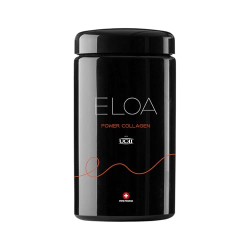 ELOA Power Collagen, Nahrungsergänzungsmittel für Hunde, mit UC-II® Nicht denaturiertes Kollagen Typ II und Rindkollagen, Moleküle 2, 3 und 5 kDa, Unterstützung für Haut, Knochen und Knorpel von ELOA