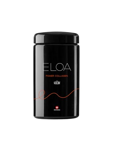 ELOA Power Collagen, Nahrungsergänzungsmittel für Hunde, mit UC-II® Nicht denaturiertes Kollagen Typ II und Rindkollagen, Moleküle 2, 3 und 5 kDa, Unterstützung für Haut, Knochen und Knorpel von ELOA