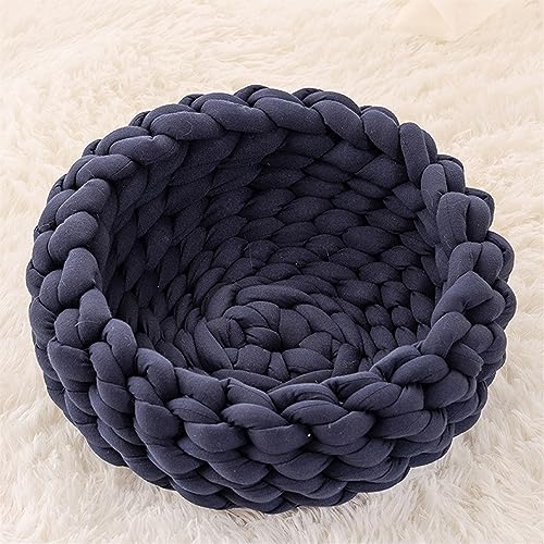 ELzEy Hundebett Grosse Hunde Orthopädisches Hundebett Hundekissen Flauschig Hundematte Waschbar Hundematratze In Dunkelgrau Für Große Hunde (Color : 17, Size : 60cm) von ELzEy