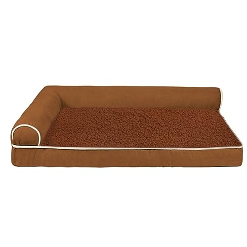 ELzEy Hundebett Grosse Hunde Orthopädisches Hundebett Hundekissen Flauschig Hundematte Waschbar Hundematratze In Dunkelgrau Für Große Hunde (Color : 29, Size : XL) von ELzEy