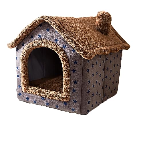 Hundebettmittelgroße Hunde KatzenbettPlüsch Weich Runden Schlafen Katzensofa Flauschige Katzenbett Klein Hund Bett Katzendecke Haustierbett Katzenbettchen Tierbett Für Katzen Und Kleiner Hund ( Color von ELzEy