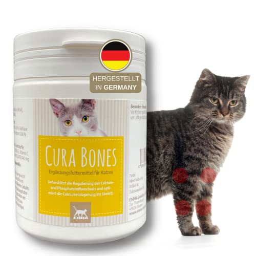 MSM Katze I Gelenk Vitamine für Katzen I Vitamin C K3 I Glucosamin Chondroitin Methylsulfonylmethan I Gelenk-Pulver I Calcium Katze Phosphatstoffwechsel I Joint Care Gelenke MSM Pulver Katzen 150g von EMMA