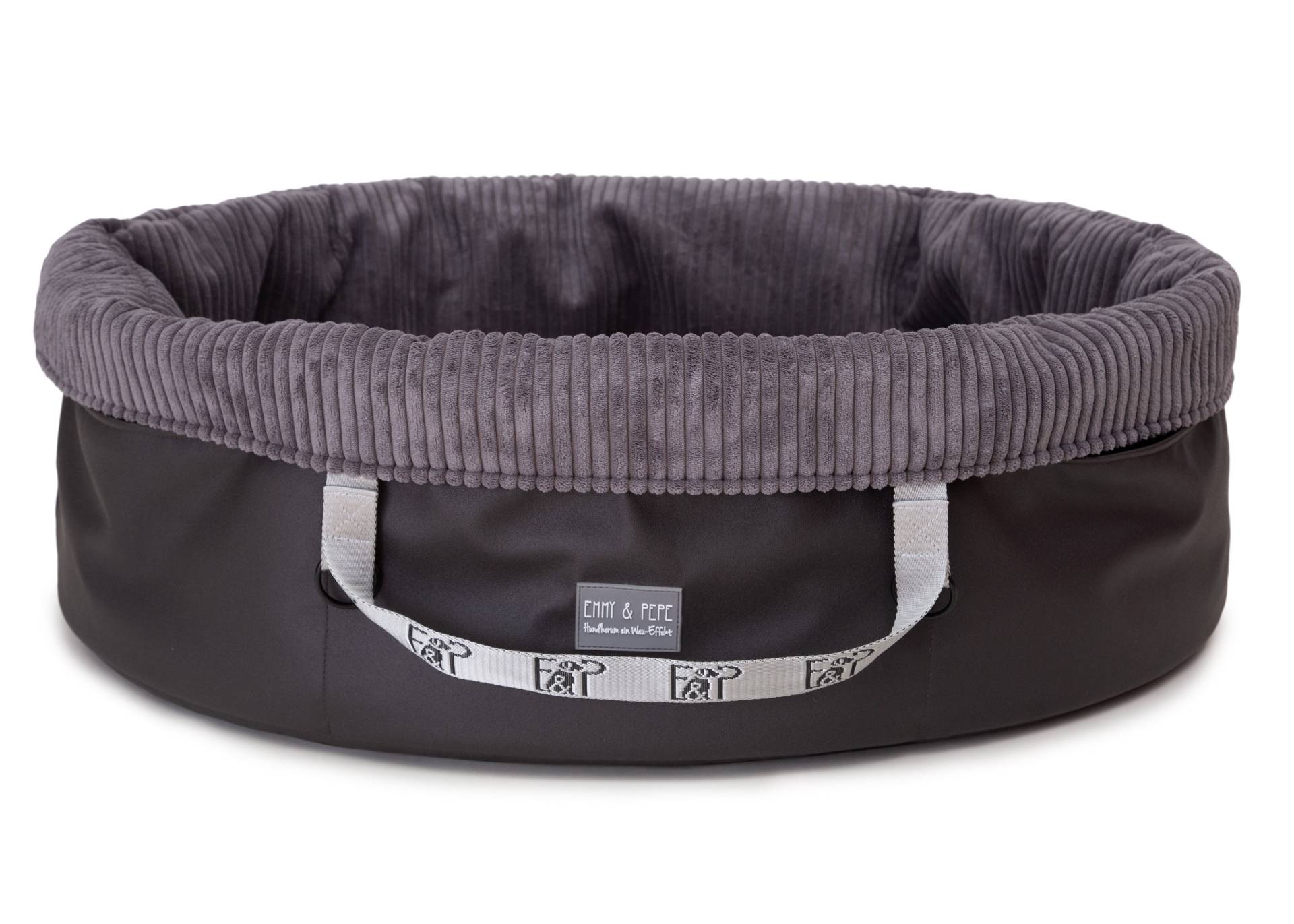 Wau-Snuggle Cord Dark Grey Rechteckig / XS / Nein Wau-Snuggle Cord Dark Grey Rechteckig / XS / Nein von EMMY&PEPE
