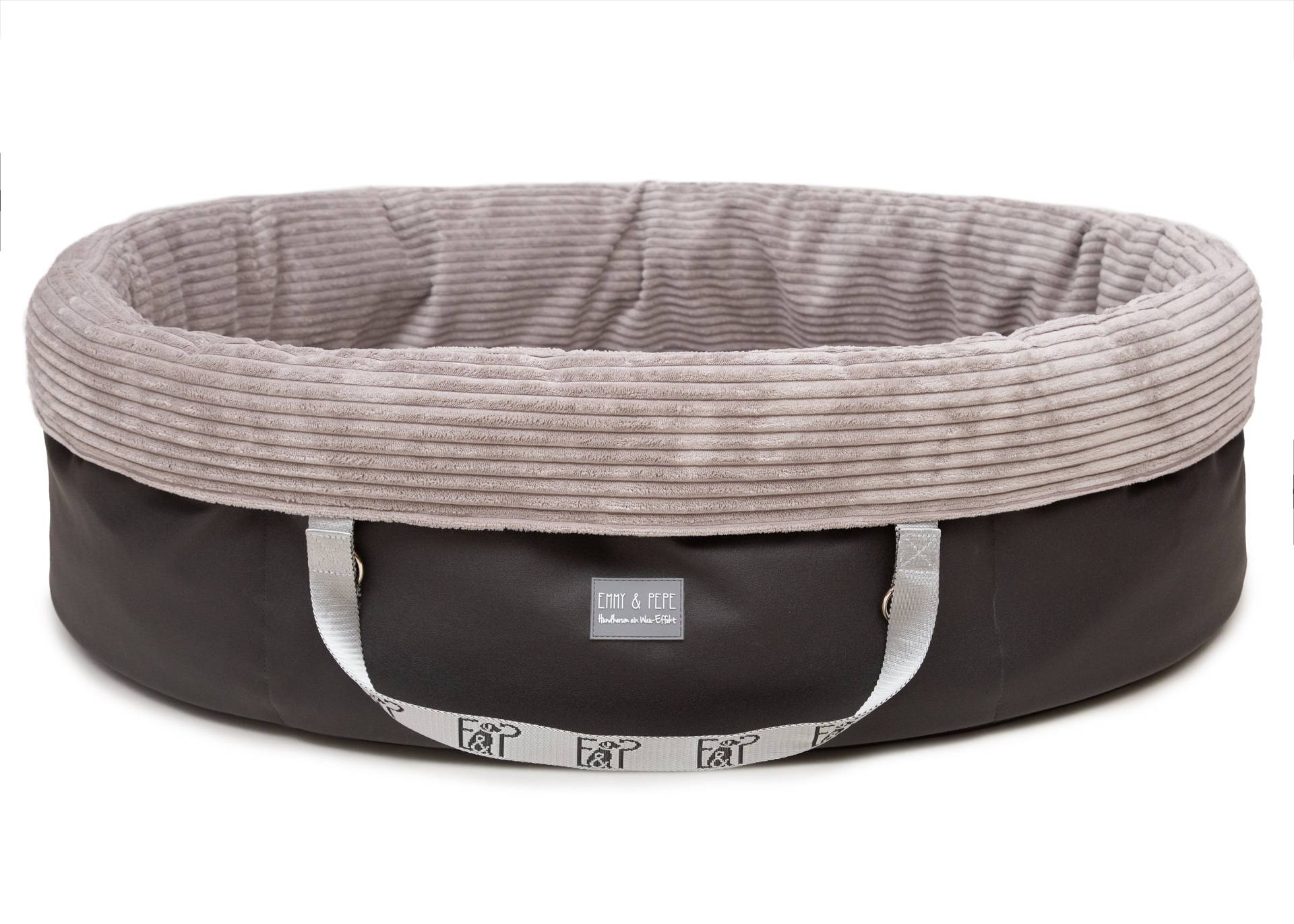 Wau-Snuggle Cord Light Grey Oval / M / Ja Wau-Snuggle Cord Light Grey Oval / M / Ja von EMMY&PEPE