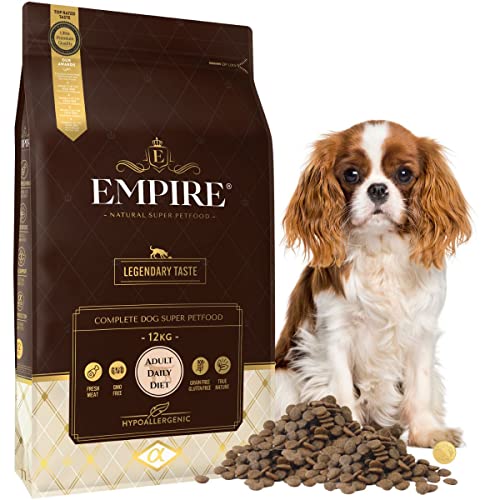 Empire Erwachsene Hunde Trockenfutter - 12kg - Neue Hundefutter Getreidefrei - Kleine Rassen - Wild und Lamm - Glutenfrei von EMPIRE GENUINE PETFOOD STORY