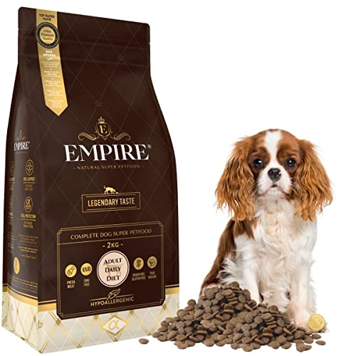 Empire Erwachsene Hunde Trockenfutter - 2kg - Neue Hundefutter Trocken Getreidefrei - Kleine Rassen - Wild und Lamm - Hypoallergen - Glutenfrei von EMPIRE GENUINE PETFOOD STORY