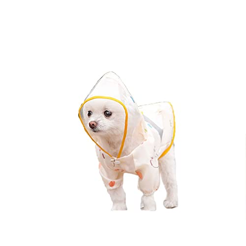 ENDBAG Starker wasserdichter Hunderegenmantel, leichte wasserdichte Hundemanteljacke mit Beinen, Verstellbarer Hunderegenumhang mit reflektierenden Streifen(Color:3,Size:S) von ENDBAG