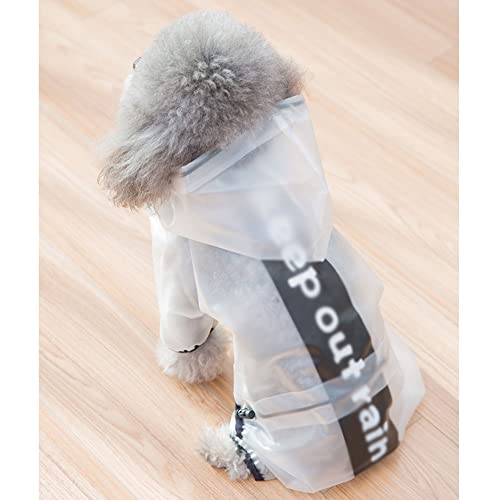 ENDBAG hundejacke Hunderegenmantel mit Kapuze und Halsband und Kapuze, ultraleichter, atmungsaktiver, 100% wasserdichter Regenmantel für mittelgroße bis große Hunde(Color:1,Size:3XL) von ENDBAG