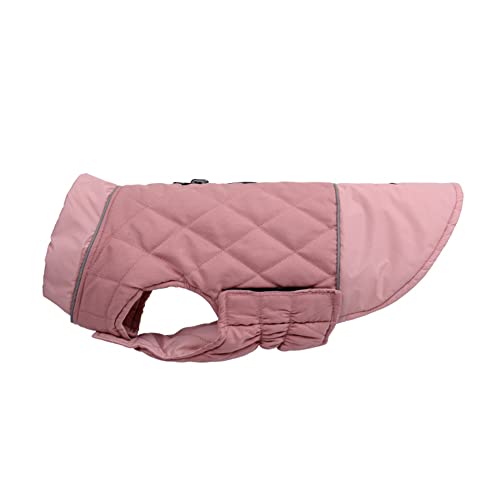 Hundekleidung Kalter und wasserdichter Stoff Baumwollkleidung Auf beiden Seiten erhältlich Wintermantel Warme Hundekleidung Small Medium Large XS-3XL Campingausflug Rosa 3XL von ENGEL WEMANG