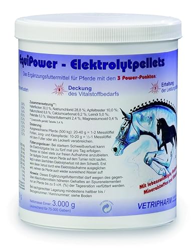 EquiPower Elektrolyt-Pellets erhalten die Leistungsfähigkeit, bringen Neue Frische und verbessern die Ausdauerleistung. von EPONA