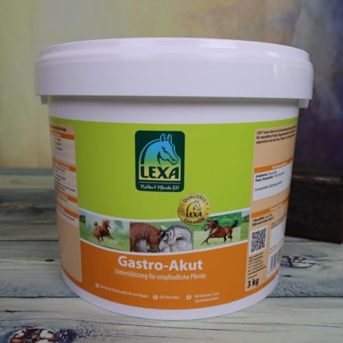 Lexa - Gastro Akut 3kg - Hochwertiges Ergänzungsfuttermittel für magenempfindliche Pferde von EPONA