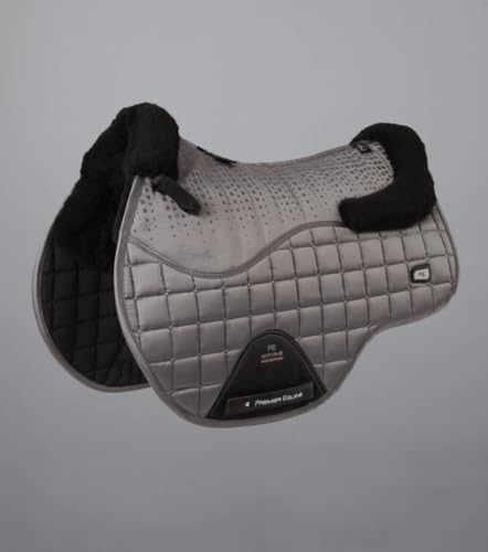 Premier Equine - Capella Close Contact Merino Wool GP/Jump Square -Grau/Schwarz/Schwarzes Fell/Full von EPONA