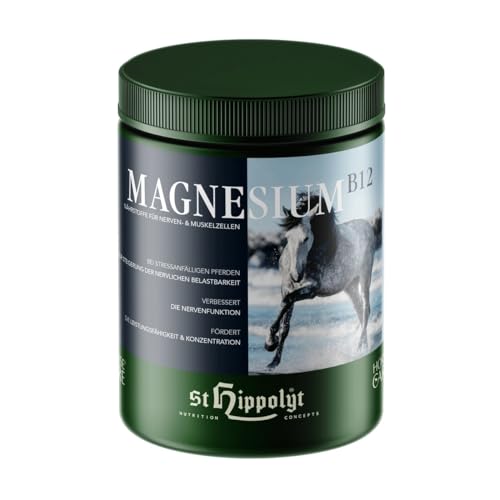 St. Hippolyt Magnesium B12 Nervennahrung - Magnesium und Vitamin B12 bieten die perfekte Unterstützung der Nerven- und Muskelzellen. von EPONA