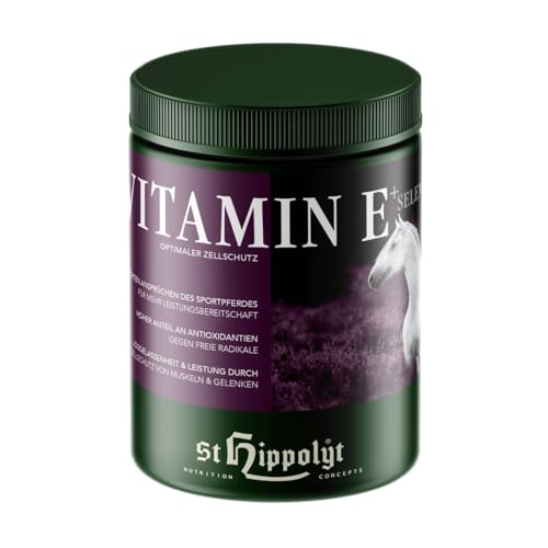 St. Hippolyt Vitamin E + Selen Antioxidantien wie Vitamin E, Selen und Oligomere Proanthocyane (OPC) benötigt der Organismus als Zellschutz bei erhöhter Belastung durch Sport und Stress. von EPONA