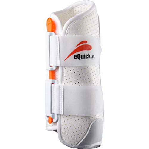 eQuick eKur Rear Exercise Boots Medium White von EQUICK