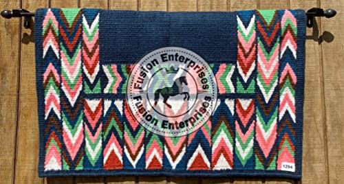 EQUIEMPRESS Sattelunterlage Western Ranch/Westernsatteldecke aus Neuseelandwolle, Top Wool Pad Sensor Flex (Anpassung möglich) A-252 (34" x 42") von EQUIEMPRESS