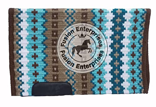 EQUIEMPRESS Sattelunterlage Western Show/Westernsatteldecke aus Neuseelandwolle, Top Wool Pad Sensor Flex (Anpassung möglich) A-187 (34" x 38") von EQUIEMPRESS