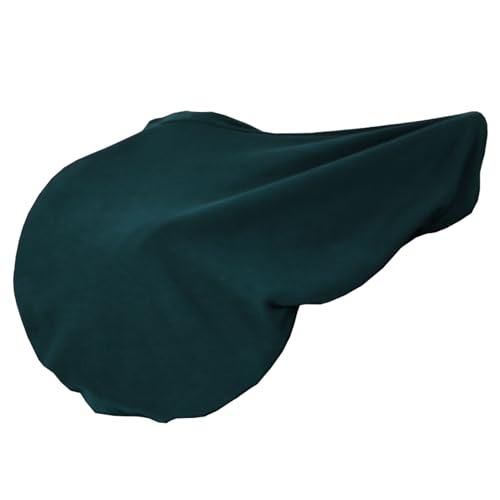 EQuest ® Sattelschonbezug | Universal Passform | Schutz vor Kratzern und Verschmutzung (Bottle Green, Fleece) von EQuest