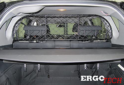 ERGOTECH Trennnetz Trenngitter kompatibel mit TOYOTA Rav4 (2006-2012) RDA65-L, für Hunde und Gepäck. Sicher, komfortabel für Ihren Hund, garantiert! von ERGOTECH