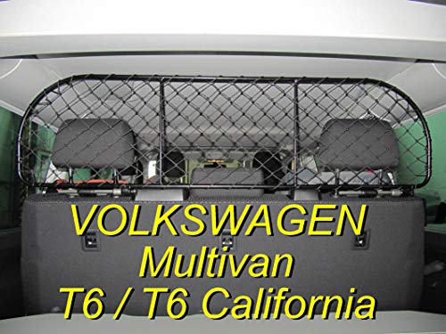 ERGOTECH Trennnetz Trenngitter für Volkswagen Multivan T6, RDA65-XL16 kvw012, für Hunde und Gepäck von ERGOTECH