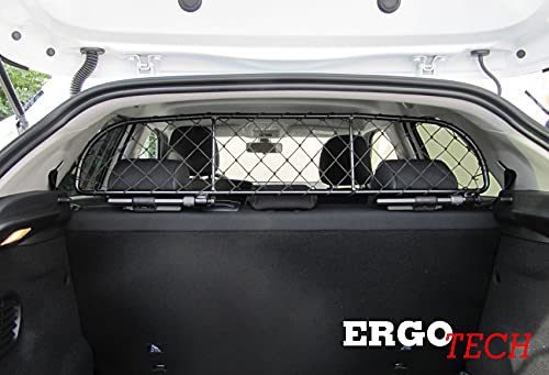 ERGOTECH Trennnetz Trenngitter kompatibel mit Citroen C4 Cactus, RDA65-XXS8, für Hunde und Gepäck von ERGOTECH