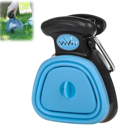 ERGRFHNL Handheld Puppy Poop Scooper, 2024 New Portable Dog Pooper Scooper for Small Large Dogs, Portable Handheld Dog Pooper Scooper, Suitable for Outdoor Use (Large,Blue) von ERGRFHNL