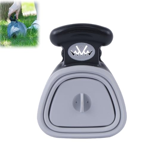 ERGRFHNL Handheld Puppy Poop Scooper, 2024 New Portable Dog Pooper Scooper for Small Large Dogs, Portable Handheld Dog Pooper Scooper, Suitable for Outdoor Use (Large,Gray) von ERGRFHNL