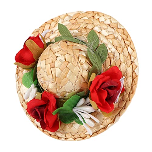 ERINGOGO 1stück Pet Flower Hat Einstellbare Geflochtene Strohkappe Für Hunde Katzen Und Kaninchen Niedliches Haustier-Headwear Für Besondere Anlässe Xs ERINGOGO 1stück Pet Flower Hat Einstellbare Geflochtene Strohkappe Für Hunde Katzen Und Kaninchen Niedliches Haustier-Headwear Für Besondere Anlässe Xs von ERINGOGO