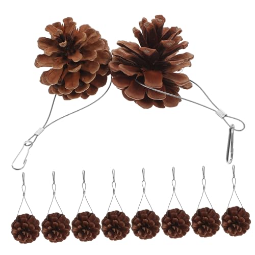 ERINGOGO 10 Stück Teiliges Papageien Natürlichem Kiefernzapfen Robustes Kauspielzeug für Vögel und Kleintiere Hängendes Foraging Wellensittiche Nymphensittiche und Käfigvögel ERINGOGO 10 Stück Teiliges Papageien Natürlichem Kiefernzapfen Robustes Kauspielzeug für Vögel und Kleintiere Hängendes Foraging Wellensittiche Nymphensittiche und Käfigvögel von ERINGOGO