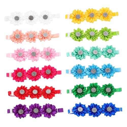 ERINGOGO 12 Stück Teiliges Hundehalsband mit Verstellbarer Fliege und Strassbesetzter Blumen Dekoration Komfortables Bequemes Haustier Halsband für Kleine und Mittlere Hunde Geeignet für ERINGOGO 12 Stück Teiliges Hundehalsband mit Verstellbarer Fliege und Strassbesetzter Blumen Dekoration Komfortables Bequemes Haustier Halsband für Kleine und Mittlere Hunde Geeignet für von ERINGOGO