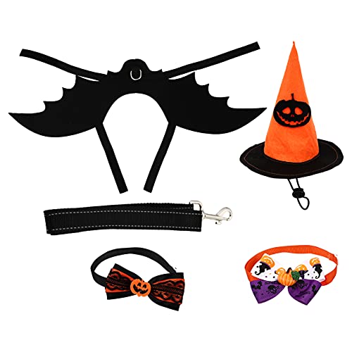 ERINGOGO 1satz Halloween-kostümen Für Haustiere Verstellbare Fledermausflügel Hut Und Für Katzen Und Hunde Für Festliche Anlässe Und Partys Teiliges Set Schwarze Flügel Leine Hut ERINGOGO 1satz Halloween-kostümen Für Haustiere Verstellbare Fledermausflügel Hut Und Für Katzen Und Hunde Für Festliche Anlässe Und Partys Teiliges Set Schwarze Flügel Leine Hut von ERINGOGO