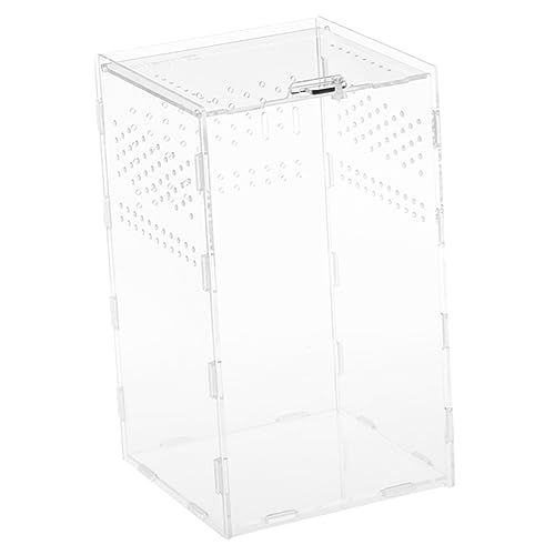 ERINGOGO 1Satz Reptilienzuchtbehälter Transparent Terrarienkasten Mit Belüftung Für Schlangen Geckos Vogelspinnen Und Andere Reptilien ERINGOGO 1Satz Reptilienzuchtbehälter Transparent Terrarienkasten Mit Belüftung Für Schlangen Geckos Vogelspinnen Und Andere Reptilien von ERINGOGO